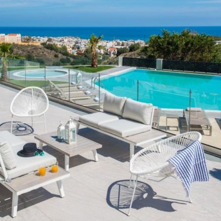 Orama Luxury Villa 4 Bedrooms With Private Pool Hersonissos  Eksteriør billede
