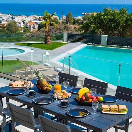Orama Luxury Villa 4 Bedrooms With Private Pool Hersonissos  Eksteriør billede