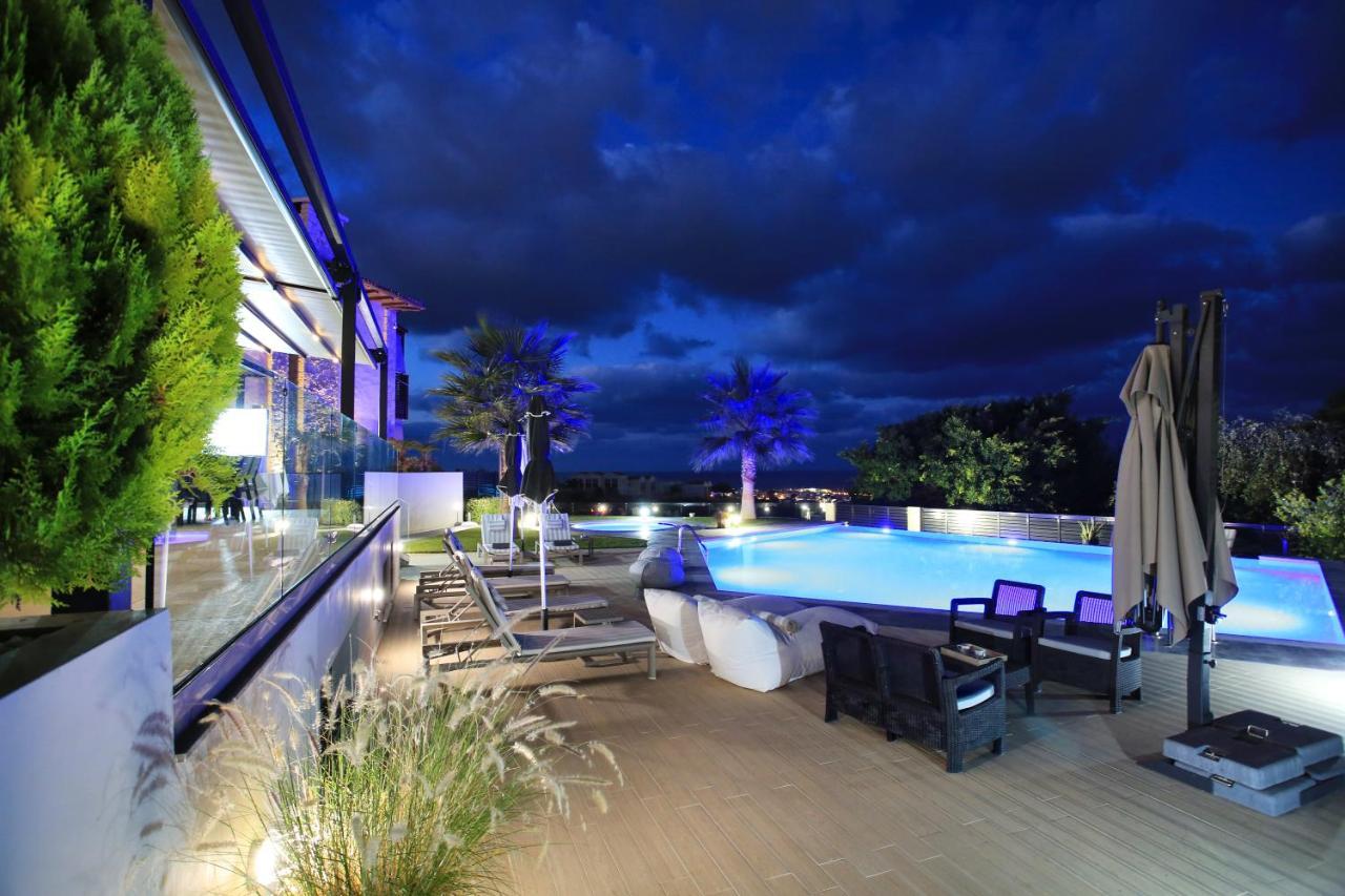 Orama Luxury Villa 4 Bedrooms With Private Pool Hersonissos  Eksteriør billede