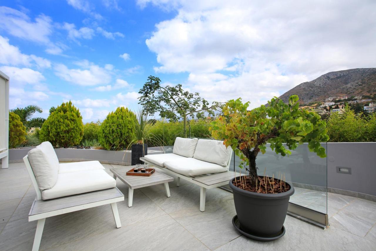 Orama Luxury Villa 4 Bedrooms With Private Pool Hersonissos  Eksteriør billede