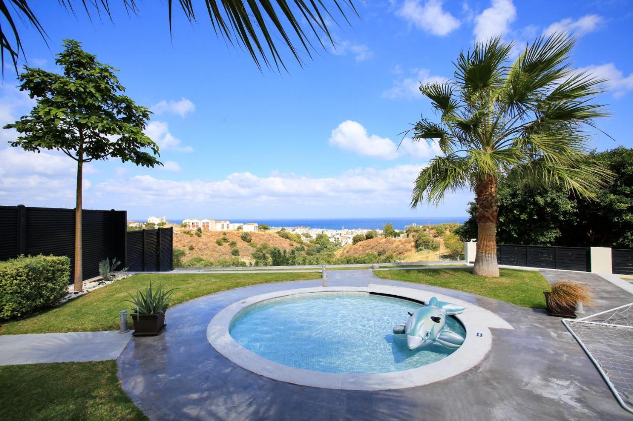 Orama Luxury Villa 4 Bedrooms With Private Pool Hersonissos  Eksteriør billede