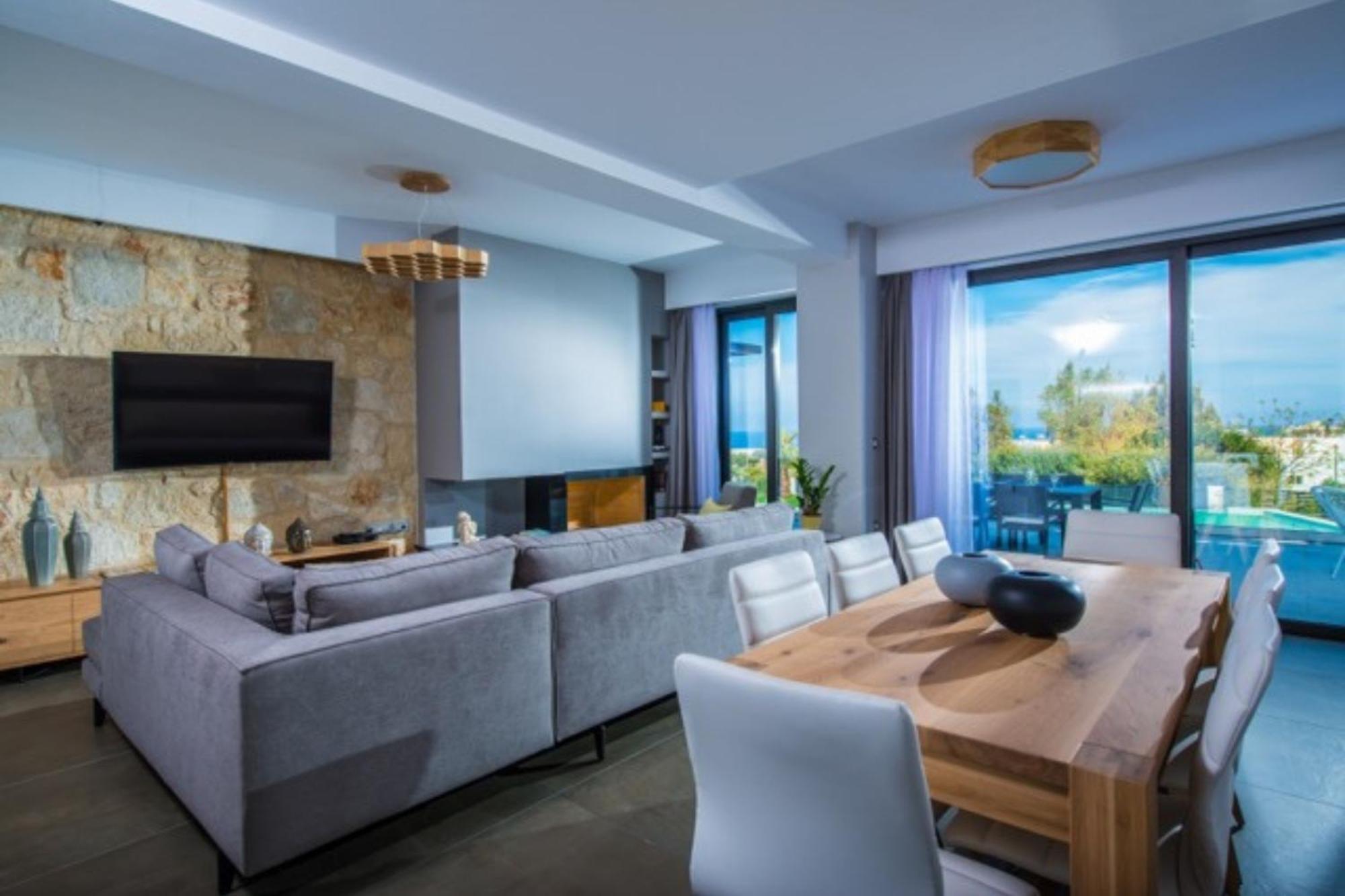 Orama Luxury Villa 4 Bedrooms With Private Pool Hersonissos  Eksteriør billede