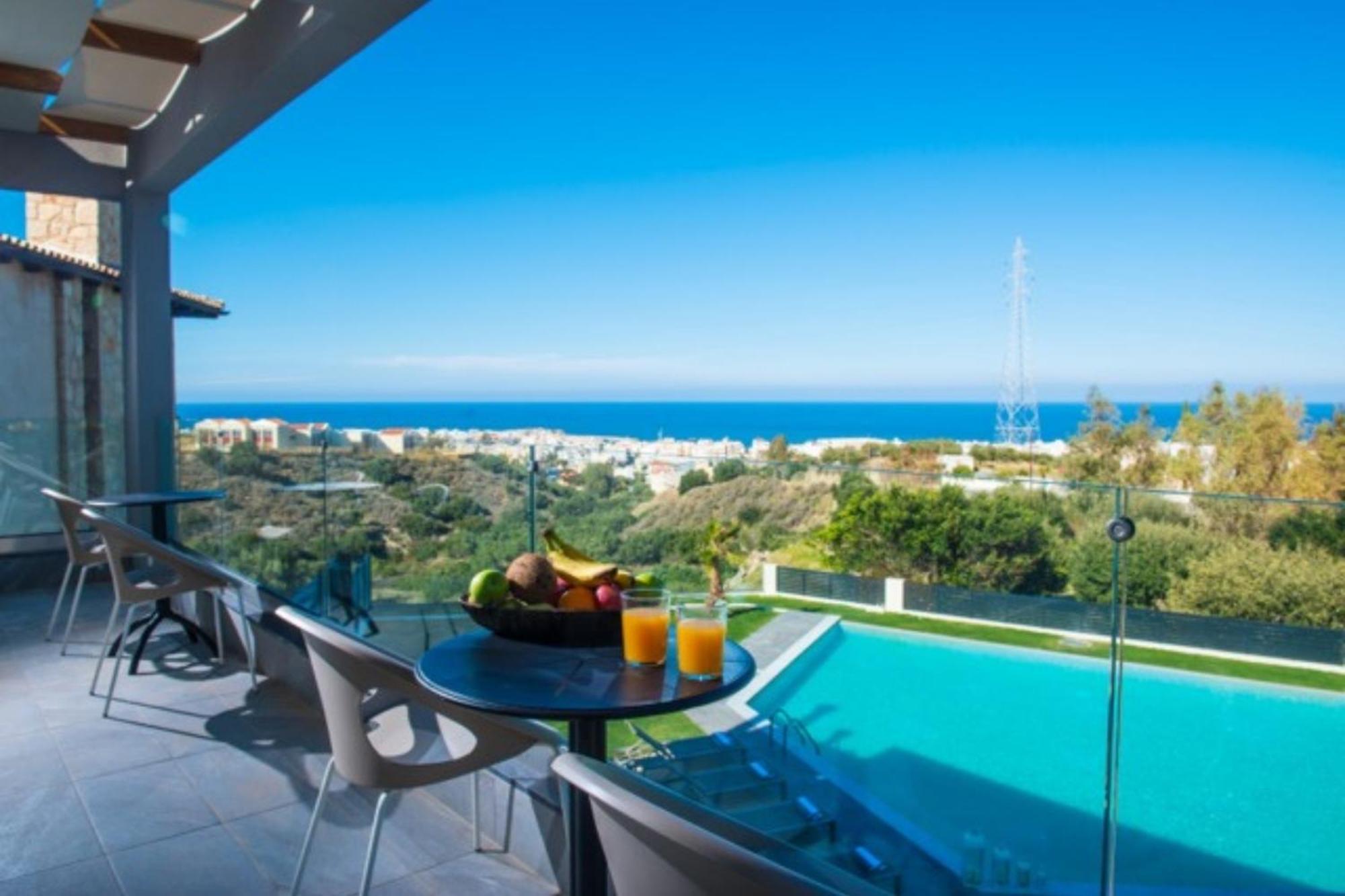 Orama Luxury Villa 4 Bedrooms With Private Pool Hersonissos  Eksteriør billede