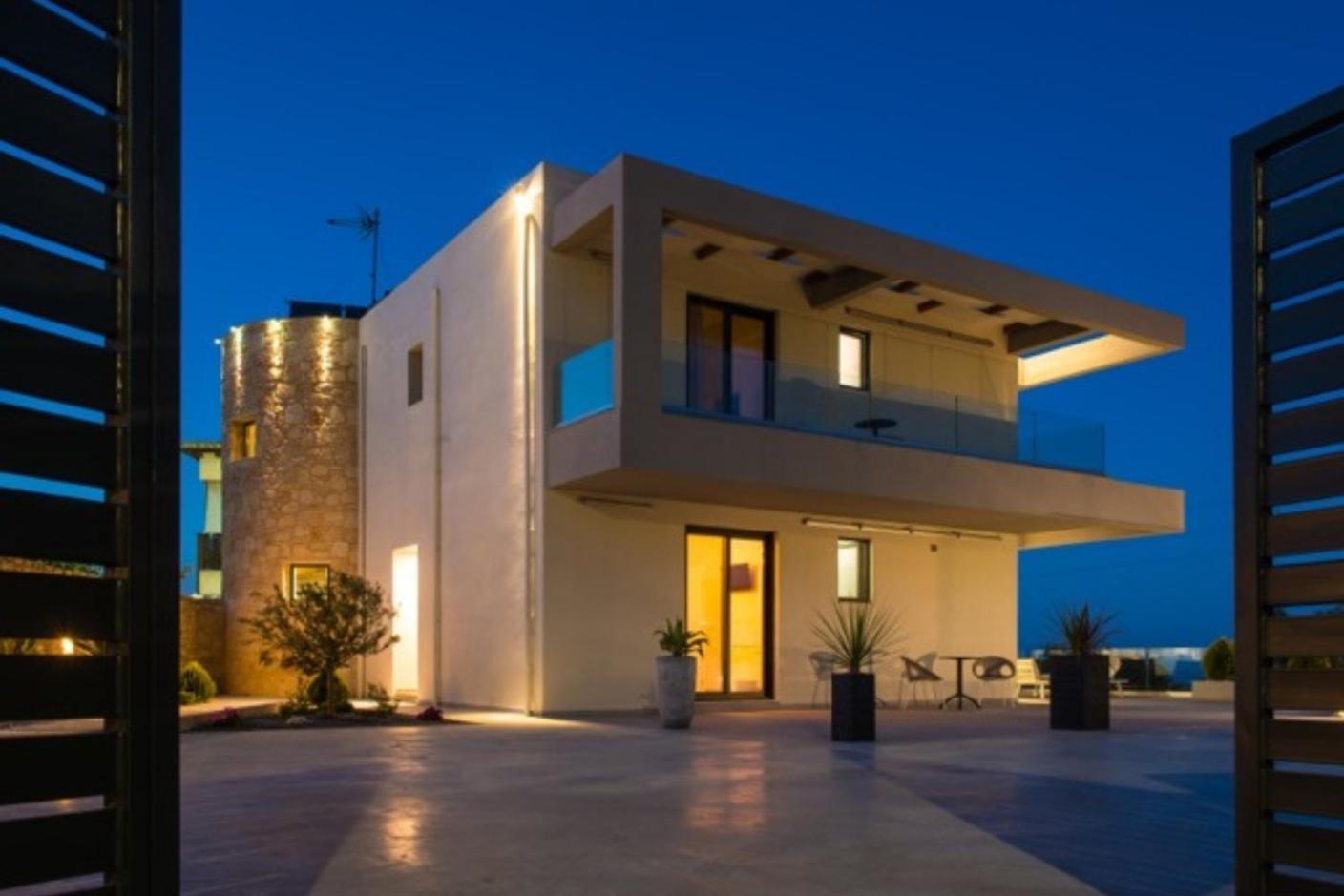 Orama Luxury Villa 4 Bedrooms With Private Pool Hersonissos  Eksteriør billede