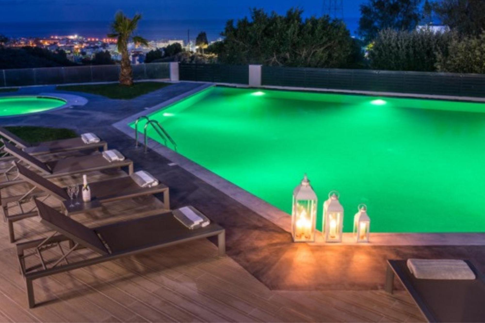 Orama Luxury Villa 4 Bedrooms With Private Pool Hersonissos  Eksteriør billede