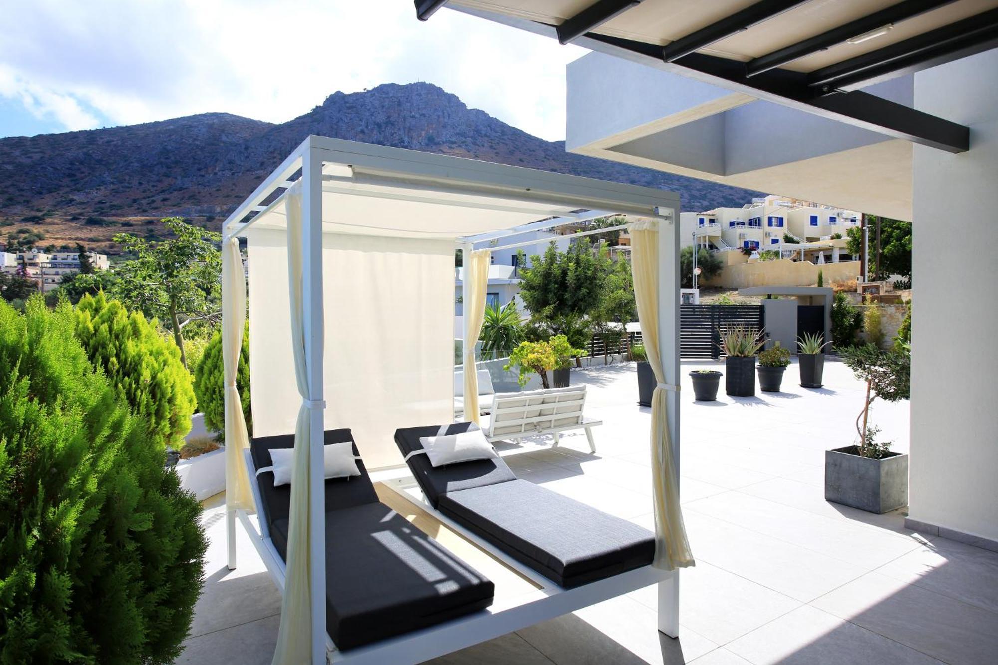 Orama Luxury Villa 4 Bedrooms With Private Pool Hersonissos  Eksteriør billede